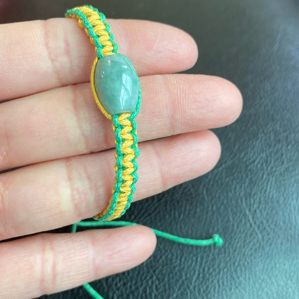 Jade Bracelet Adjustable - image 2